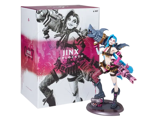 jinx unlocked statue