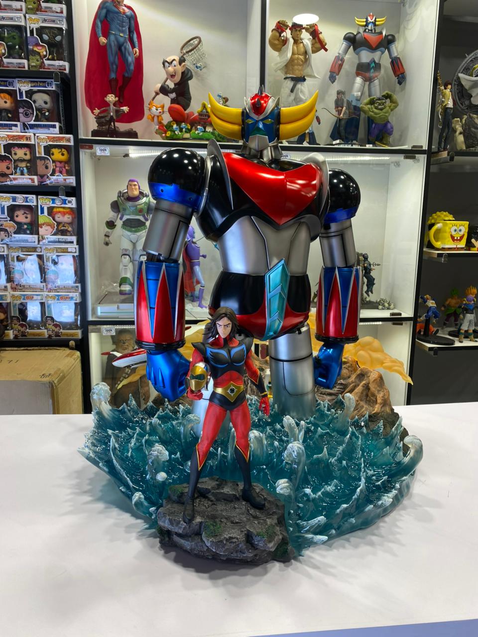 grendizer diorama statue by cartoon kingdom grendizer diorama statue by cartoon kingdom